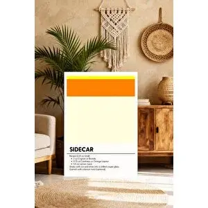 Mgi Design Estetik Kokteyl Tablosu Vintage Etkili Kanvas Tablo Lüks Duvar Sanatı | Modern Duvar Dekoru | Salon, Yatak Odası Ve Ofis İçin | Sanatsal Ev Dekorasyonu 50x70 cm