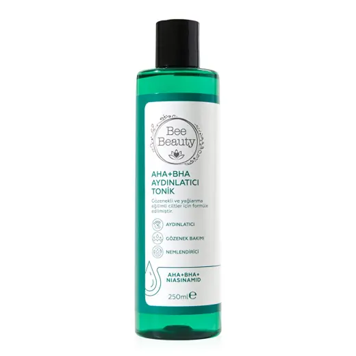 Bee Beauty AHA + BHA Aydınlatıcı Tonik 250 ml