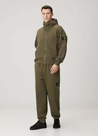 Loose Fit Haki Jogger Eşofman Altı