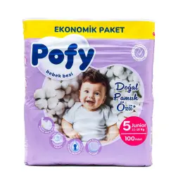 Junior 5 Numara Bebek Bezi 100 Adet 11