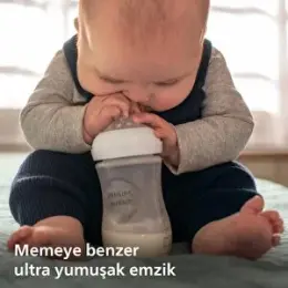 Doğal Tepkili Zürafa Desenli Biberon, PP, 260ml, 3-6 Ay, SCY903/66 7