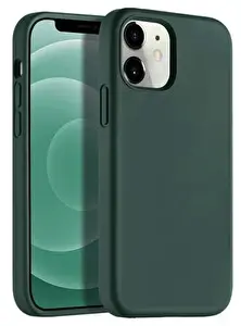 Preo Nano iPhone 12/12 Pro Silikon Telefon Kılıfı Yeşil
