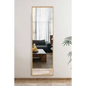 Nysamo 120 Cm Safir Meşe Düz Duvar Salon Antre Hol Koridor Mutfak Banyo Ofis Aynası