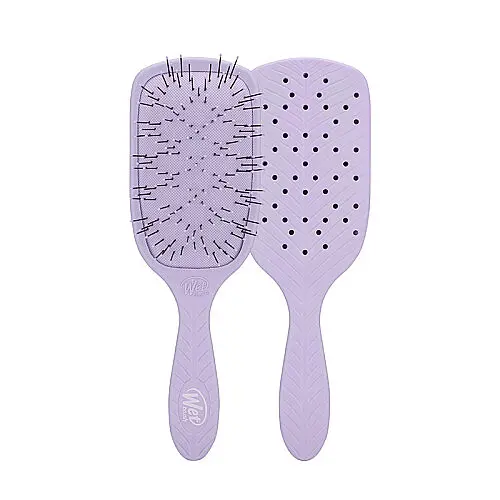 Wet Brush Go Green Paddle Detangler Kalın Telli Saçlar İçin Geniş Saç Fırçası - Lila