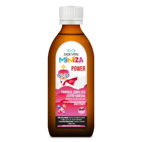 Zade Vital Miniza Power Sıvı Takviye Edici Gıda 150 ml