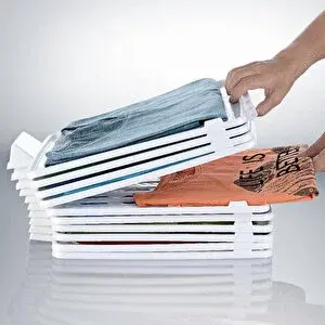 Devigo 6'lı Tişört Düzenleyici Gömlek T-shirt Elbise Organizer