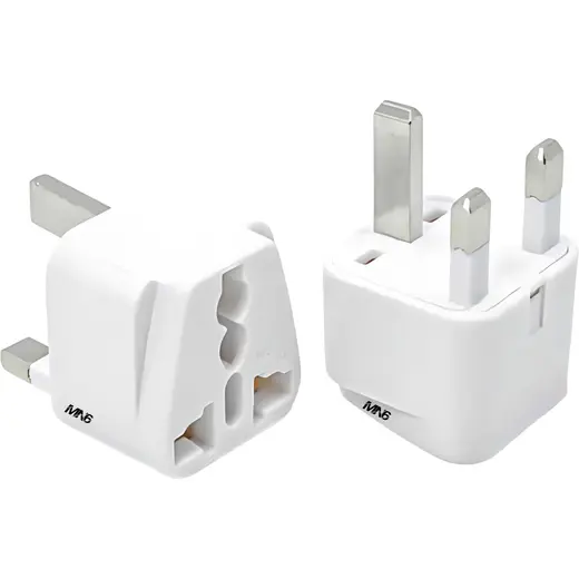 MN6 M006 Type G Priz Dönüştürücü 1 Adet – Evrensel Girişli Kıbrıs Hac Umre İngiltere Seyahat Adaptörü 13A 250V