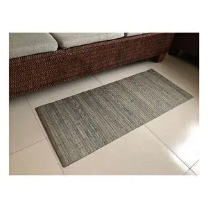 Bambu Paspas 50x80 cm Desenli Gri