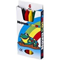 Nova Color Mum Boya Kısa 6Lı