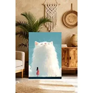 Mgi Design Lüks Sevimli Bebek Resmi Modern Tarzda Kanvas Tablo Çalışma Odası Sanatı | Modern Duvar Dekoru | Salon, Yatak Odası Ve Ofis İçin | Sanatsal Ev Dekorasyonu 80x120 cm
