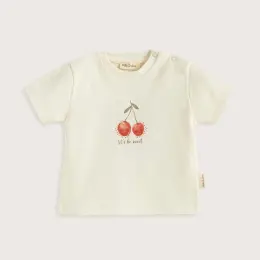 Cherry Boom Tshırt Vanilya 4