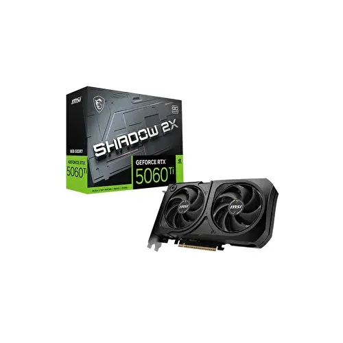 MSI RTX 5060 TI SHADOW 2X OC PLUS 8 GB 128Bit GDDR7 Ekran Kartı