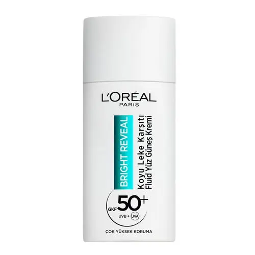 Loreal Paris Bright Reveal Koyu Leke Karşıtı Spf 50 Fluid Yüz Güneş Kremi 50 ml