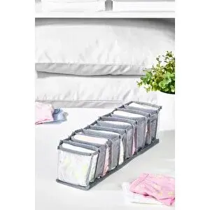Serstil 11 Gözlü Şeffaf Çekmece Içi Düzenleyici Organizer – Small - 11 X 41 X 12 Cm