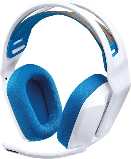 Logitech G535 Lightspeed Kablosuz Oyun Kulaklığı, Tak ve Çalıştır, USB Bağlantısı - Beyaz