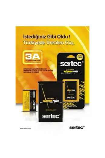 Sertec- Nokia / Nok-bl-4b / 6111 Uyumlu Batarya