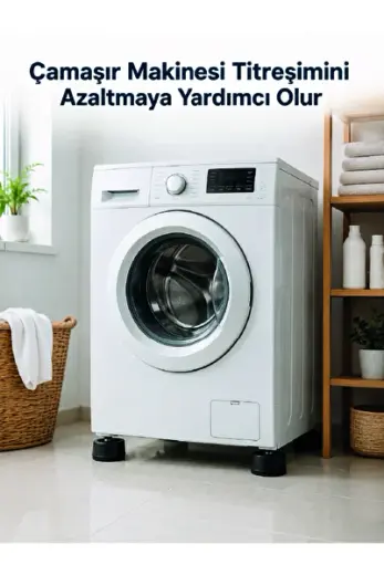 Çamaşır Makinesi İçin 4 Adet Kauçuk Ayak Pedi -