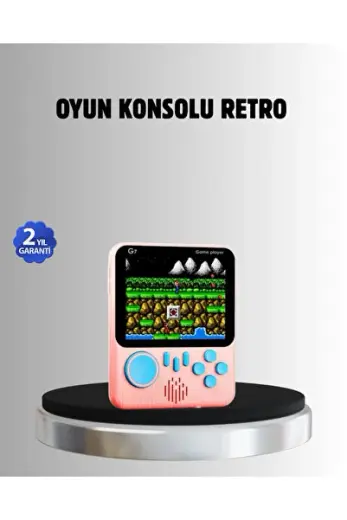 Mey İthalat® Retro Oyun Konsolu – 3.5 İnç Ekran, 666 Klasik Oyun, TV Bağlantılı