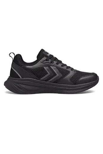 Siyah Siyah Fileli Unisex Spor Ayakkabı