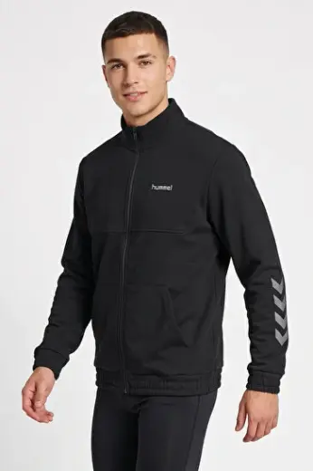 OTIS FERMUARLI SWEATSHIRT Siyah Erkek Fermuarlı Sweatshirt