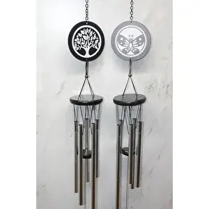 evimdeyokyok Evimdeyokyok Metal Rüzgar Çanı Alk3501 T20