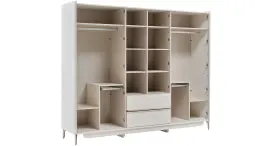 Marietta 6 Kapaklı Gardırop Cam Kapaklı 4