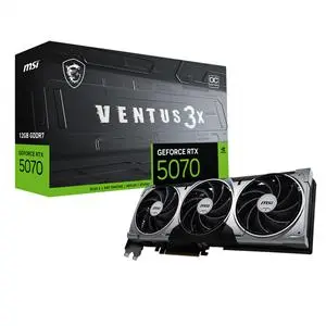 MSI GeForce RTX 5070 VENTUS 3X OC 12G GDDR7 192Bit DLSS 4 Ekran Kartı