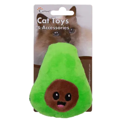 Eastland Catnipli Hışırtılı Peluş Avokado Kedi Oyuncağı 11,5cm
