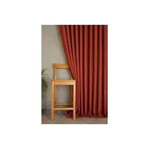 Vivense Fon Perde Keten Ki̇remi̇t Rengi̇ 1-2 Seyrek Pi̇le 90x260