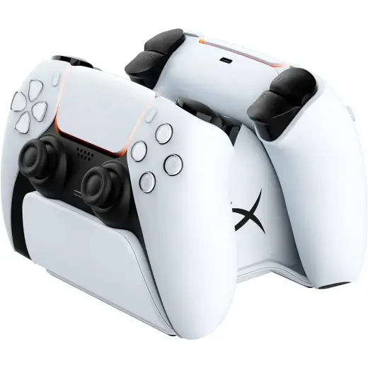 HyperX ChargePlay Duo Oyun Kumandası Şarj İstasyonu 51P68AA Beyaz Renkli USB-C Özellikli