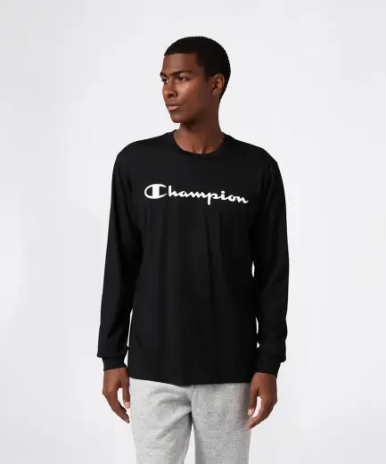 Champion Script Shop Long-Sleeve Tee