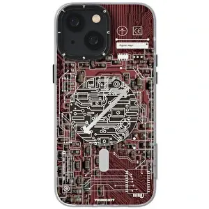 Youngkit Cx019 iPhone 14 Sert Silikon Kırmızı Kılıf