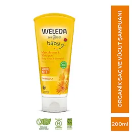 Weleda Calendula Organik Saç ve Vücut Şampuanı 200 ml 2