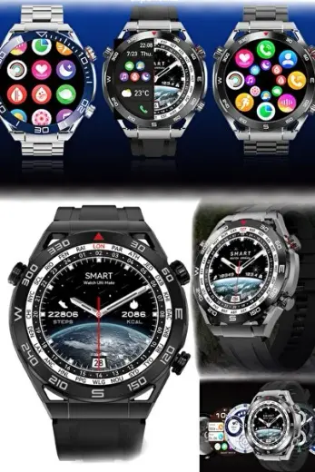 Bluetooth Çağrı Smartwatch Saatler için Ultimate Smart Watch Erkek Saat Arama Mesajlaşma Şık Tasarım
