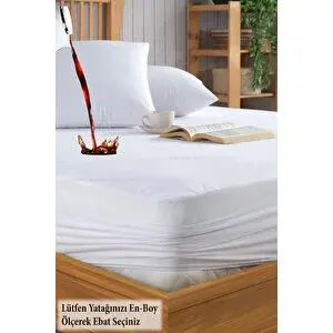 Formeya Mikro Fitted Full Kenar Su Sıvı Geçirmez Yatak Koruyucu Alez Çarşaf Tek Çift Battal 160x200 cm