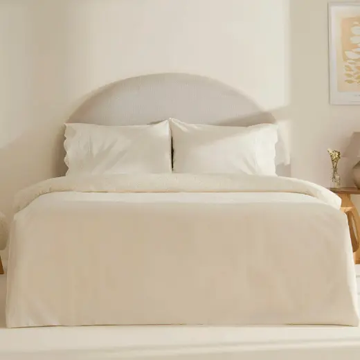 Karaca Home Avenza Brodeli Çift Kişilik Nevresım Takımı Beyaz