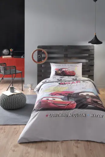 Özdilek Cars On The Road Tek Kişilik Disney Lisanslı Çocuk Nevresim Takımı