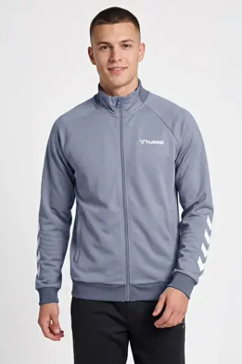 FALCONZO FERMUARLI SWEATSHIRT Gri Erkek Fermuarlı Sweatshirt