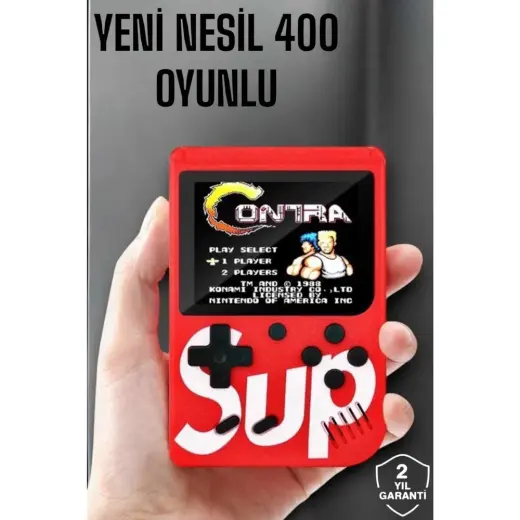 SUP 400 Oyunlu Mini Taşınabilir Oyun Konsolu