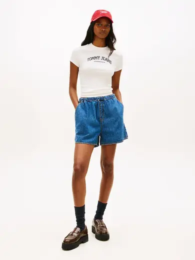 Kadın TJW Essential Chambray Şort