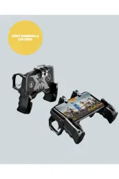 Mobil Fps Oyunlar İçin Dört Parmak Uyumlu Gamepad 5