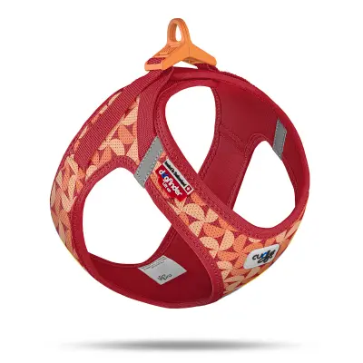 Curli Vest Harness Köpek Göğüs Tasması 43,4–49cm (Kırmızı) [M]