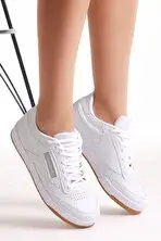 Unisex Füme Süet Rahat Kalıp Poli Taban Bağcıklı Spor Ayakkabı
