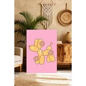 Mgi Design Sanatsal Pembe Eklektik Tablo Çağdaş Kanvas Tablo Yatak Odası Tablosu | Modern Duvar Dekoru | Salon, Yatak Odası Ve Ofis İçin | Sanatsal Ev Dekorasyonu 50x70 cm