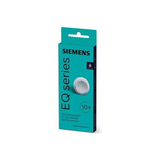 AKS Siemens Siemens Tam Otomatik Makineler Için TZ80001 Temizleme Tabletleri (10 Adet)