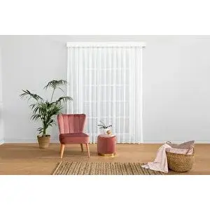 Vivense Massarelli̇ Örme Tül Ekru Pi̇lesi̇z 260 Cm 250