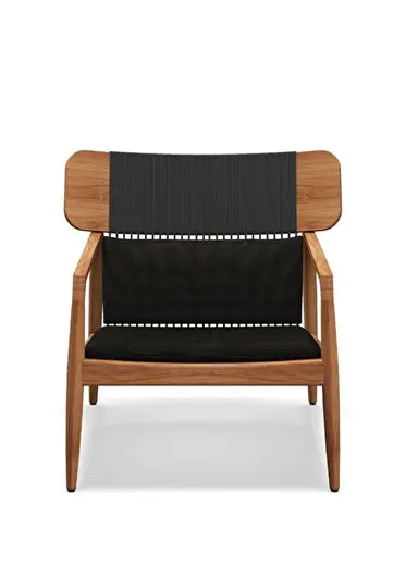 Archi Lounge Granite Tik Ağacı Bahçe Sandalyesi