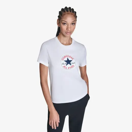 Converse Kadın Beyaz T-Shirt
