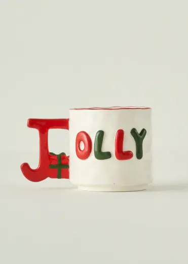 Jolly Yılbaşı Stoneware Kupa (360 cc)