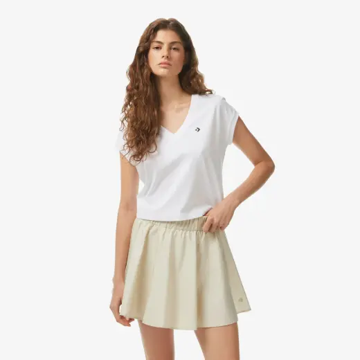Converse Kadın Beyaz T-Shirt
